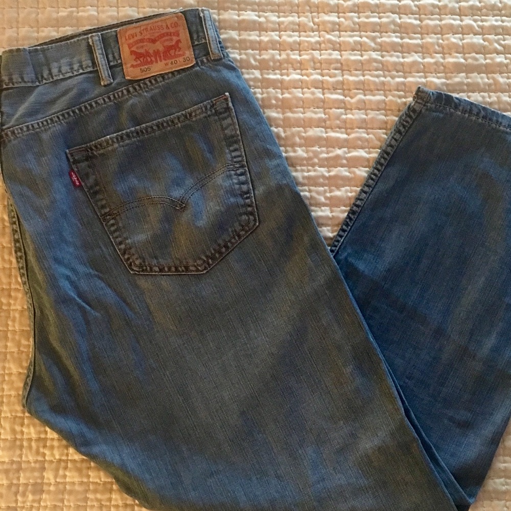 Men's Levi's 505 Jeans W40L30 Regular Fit (40X30)